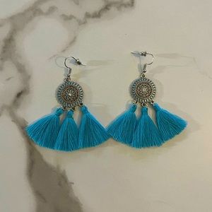 (2/$10😀) Southwestern fringe dangle statement earrings